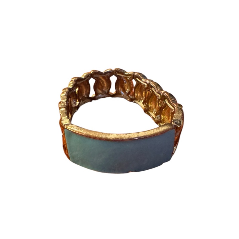 Turquoise Gold Colored Bracelet - Picture 1 of 6